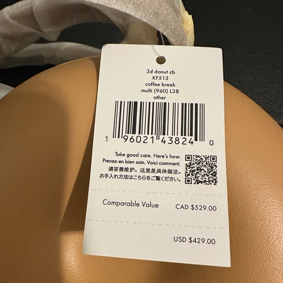 KATE SPADE 3D COFFEE DONUT CROSSBODY BAG NWT - Picture 11 of 11